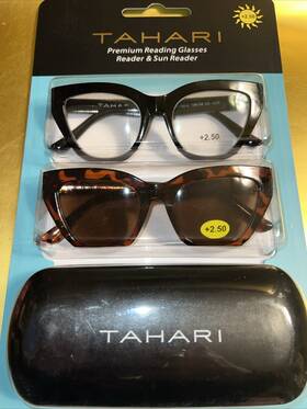 Sun Readers 781268874328 Tahari Premium Reading Glasses And In 2.50 Strength
