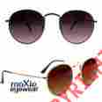 T256 Sunglass Kountry Bifocal Sunglasses Men Women Round Metal 60s Retro Frame Spring Hinges Ozzy