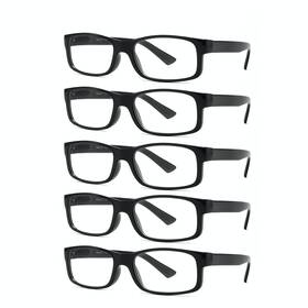 Tacloft 787812118825 5pack Reading Glasses Kit Blue Coat Clear Sight Solution For Delight
