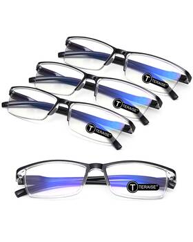 T-820-4pcs-225 Teraise 4pcs Fashion Antiblue Light Reading Glasses Men Women Computer Reader
