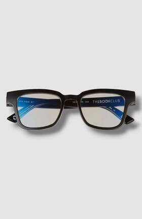 50-20-145 The Book Club 324976366979 50 Womens Black Rectangle Reading Glasses Size