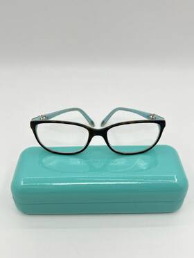 2051b Tiffany & Co. And Brown Blue Tf - 8134 Eyeglasses With Hard Case