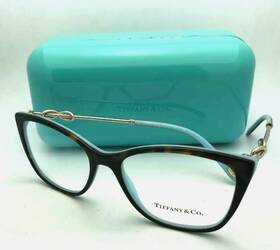 2160-b Tiffany & Co. And Reading Glasses Tf 8134 54-17 Tortoise Gold Frames Readers