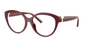 2255-u Tiffany & Co. And Reading Glasses Tf 8389 54-17 Burgundy &gold Frames Readers