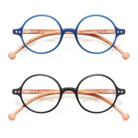 Tishui 770887151583 Readers Women Men 2.00 Blue Light Blocking Reading Glasses Round Magnifying