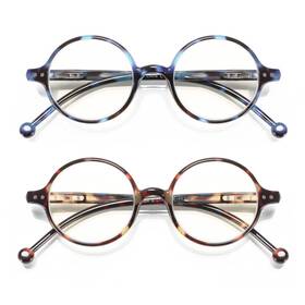 Ts008-2-c1c3-250 Tishui Reading Glasses Blue Light Blocking Women Men Round Readers 2.50 Unis