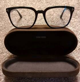 5626-b Tom Ford 5626b Used Reading Glasses Tf 001 53-19 145 Black/gold Frames Readers