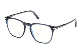 5937-b Tom Ford New Reading Glasses Tf 090 52-18 145 Blue And Silver Frame Readers