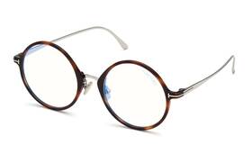 Tf5703-b Tom Ford Reading Glasses Tf 5703-b 054 52-21 Tortoise And Silver Frames Readers