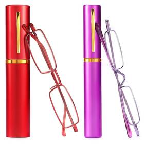 Tk-penc-pr175 Touk Reading Glasses 2 Pack Anti Blue Light Compact Pocket Readers