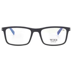 Vtu800 Tumi 1.50 Reading Rectangular Mens Eyeglasses Bla 53