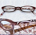 Unbranded Root Beer Soda Fountain Retro Paisley Frame Reading Glasses