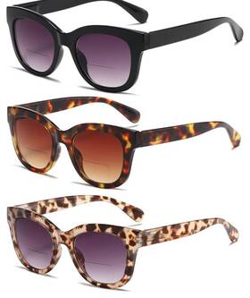 Success-7534c Untamid Sunglasses For Women Reading -3 Pack