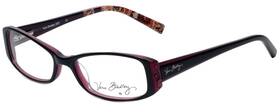 3001-plm-prog-bl Vera Bradley Cateye Multi-focus Blue Light Glasses 3001-plm Piccadilly Plum 51mm