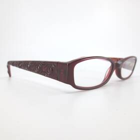 4012r Vera Bradley Very Berry Paisley Readers 2.00 Burgundy Rectangular Glasses