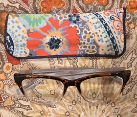 Vera Bradley 781096583447 Nwt Reading Glasses With Case 2.00 - Citrus Paisley Nwot