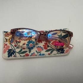 Vera Bradley 781096597352 Courtney Readers 2.00 Blue Light Inch Enchanted Mandala Pink With Case