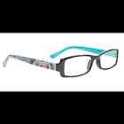 Vera Bradley Parisian Paisley Blk Turq Reading Glasses 2.00 W Matching Case New 781096529803