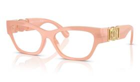 3367-u Versace Reading Glasses Mod. 5392 52-17 140 Pink Opal Gold Frames Readers