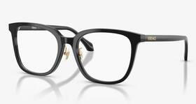 3378-d Versace New Reading Glasses Mod Gb1 54-19 140 Black And Gold Frames Readers