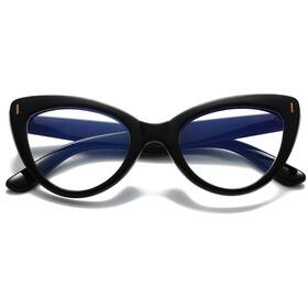 L1023-b-1.5 Viseng Womens Oversized Cateye Reading Glasses Blue Light Computer Stylish R