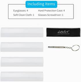 Vision 313041614618 2/4 Pairs Reading Glasses Blue Light Blocking Computer For