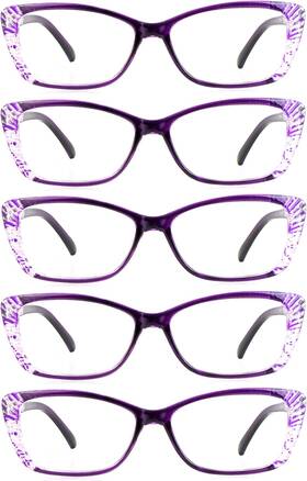 Vision 313044735709 4 Pairs Reading Glasses Blue Light Blocking Computer For Men A