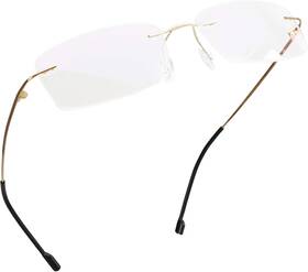 Vision 445038887828 Blue Light Blocking Computer Reading Glasses Men S And Women Rimless Frame A