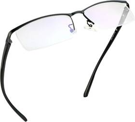 Vision 705353691744 Alloy Semi-rimless Reading Glasses Blue Light Blocking Anti Eyestrain