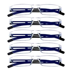 Visionglobal 760522893701 5 Pairs Reading Glasses Blue Light Blocking Computer Rea