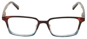 Vk Couture 842894183458 Womens Karina Fashion Readers Square Reading Glasses Brown Blue 135 3