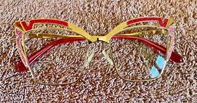 Jgm286826-01 Vooglam Womens Glitzy Framed Eyeglasses 1.5 Eyewear 54 16-145