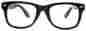 W11rg Georgio Caponi 1.50 Black Framed Eyeglasses Reading Glasses Readers 728110291025
