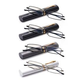 B0b38tw1bt Wens Jooy Reading Glasses Slim Pocket Readers Anti Blue Light With Portable Case For Men W