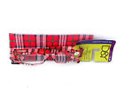 Dyvtrpl2 Women Red Strength Glasses 2.50 Checkered Reading