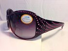 R431bs Womens Reading 3.50 Bifocal Red Readers Sunglasses Rhinestone Sun