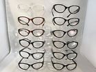 Wy65 Reading Ware Cat Eye Glasses With Rhinestone Wholesale 12 Pairs 1.50 Strength 700254141251