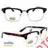 X-factor Moxie Bifocal Reading Glasses Mens Club-master Hipster 150 175 200 Nwt X Factor