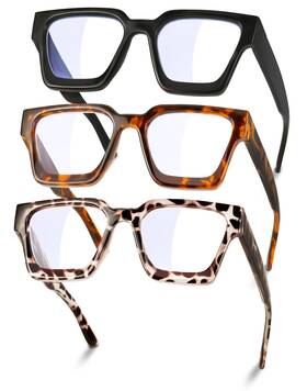 Ydaowkn 730968805514 Oversized Blue 3 Pack 3pack Black Coco Tortoise Cheetah