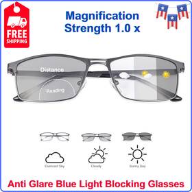 46742628 Yimi Photochromic Bifocal Reading Glasses Uv Outdoor Sunglasses Computer Anti Blue