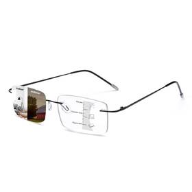 Rk02-1.5 Yimi Photochromic Progressive Multifocus Reading Glasses For Men Women Uv400