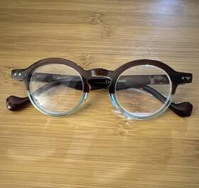 Yogo Vision 7047 Round Reading Glasses 2.00 Brown/clear Plastic 43-23-146