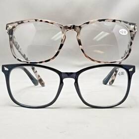 7523 Yogo Vision Bifocal Reading Glasses 2 Pairs Strength