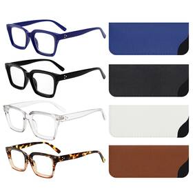 Yogo Vision 840217206136 Reading Glasses For Women Oversized Readers Standard Fit Square Style
