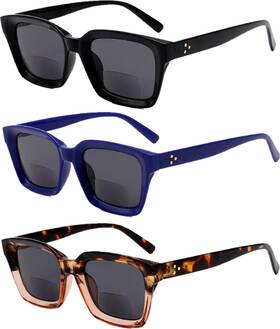 Yogo Vision 840217209014 Bifocal Reading Sunglasses For Women-classic Trendy Retro Style U