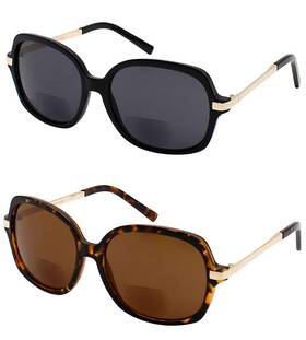 Sc-7532 Yogo Vision Sc-7532- 2.75 Bifocal Reading Sunglasses For Women Uv400 Sun Protection Outdoor Stylish Squ