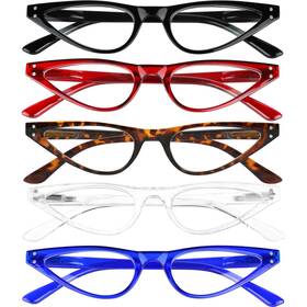 Sc-7600 Yogo Vision Sc-7600- 1.75 Reading Glasses Blue Light Blocking Small Cateye Women Lightweight Sp