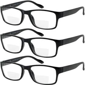 Sc-7710 Yogo Vision Sc-7710- 1.5 Bifocal Reading Glasses For Men And Women Rectangle Multifocal Readers With S