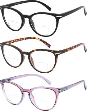 Sc-7720 Yogo Vision Sc-7720- 2.50 Bifocal Reading Glasses For Men And Women Rectangle Multifocal
