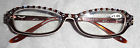 Jcr196 York 1.00 Jimmy Readers Reading Glasses Swarovski Crystal Tortoise